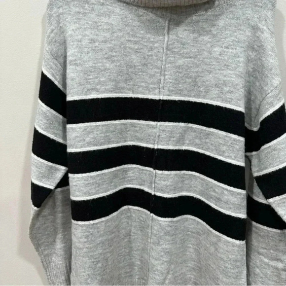 CASLON striped turtleneck sweater Small - Picture 4 of 10